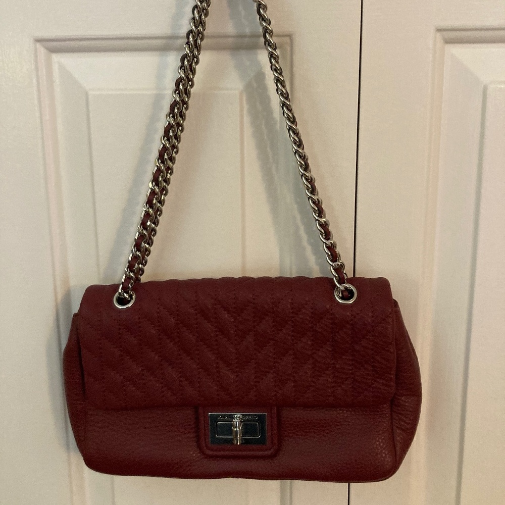 Karl Lagerfeld Quilted Leather Purse NWOT